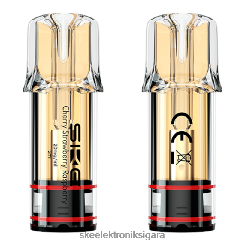 kiraz çilek ahududu SKE Crystal Plus e-sigara kapsülleri 46NP4109 | SKE Elektronik Sigara