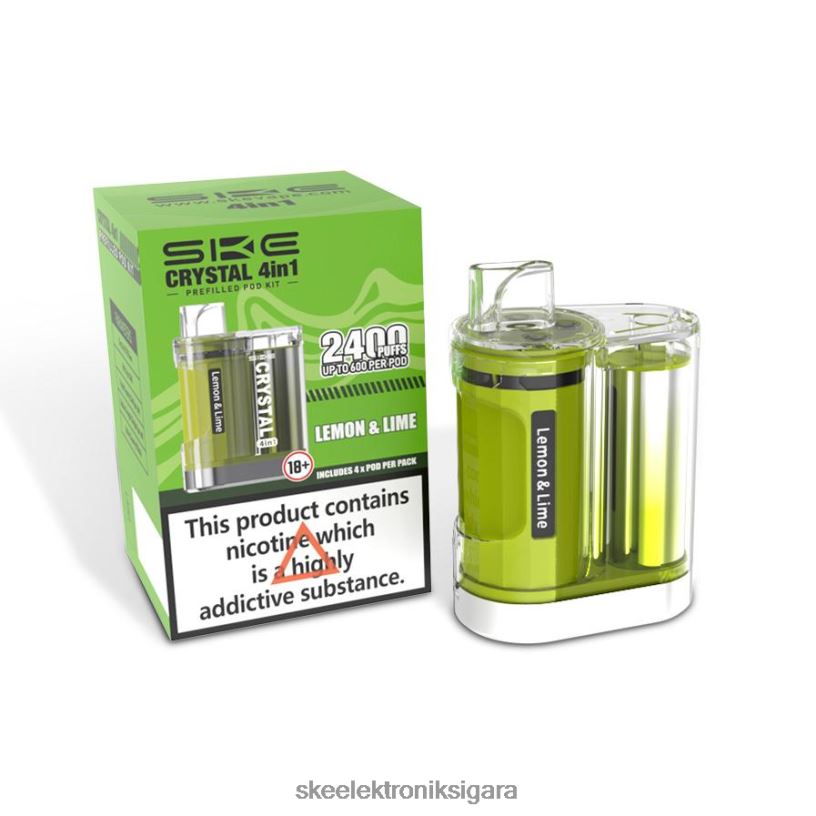 limon ve limon SKE Crystal 4 in 1 2400 kapsül kiti 46NP48 | SKE Flavours