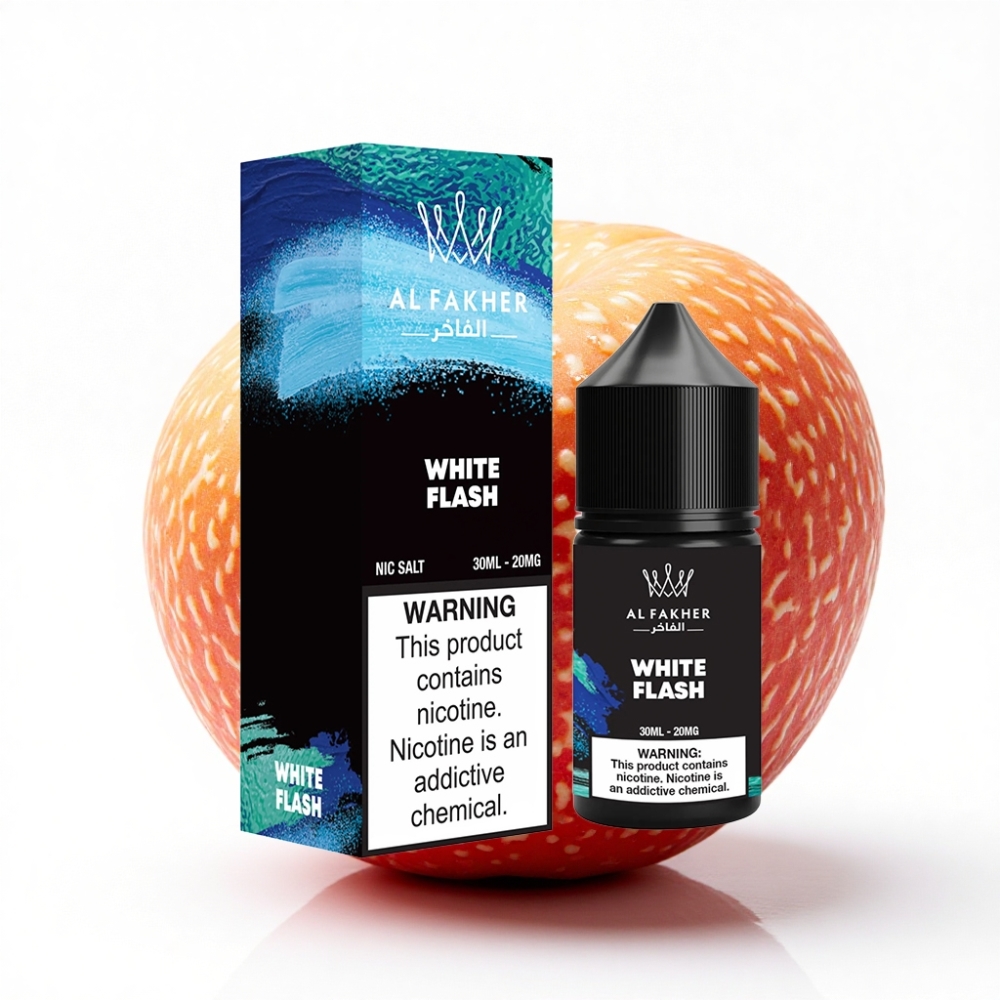 AL Fakher Nicotine Salt E-Liquid 30ml Beyaz Parlama 20mg