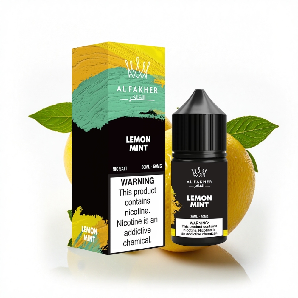 AL Fakher Nicotine Salt E-Liquid 30ml Limon Nane 50MG