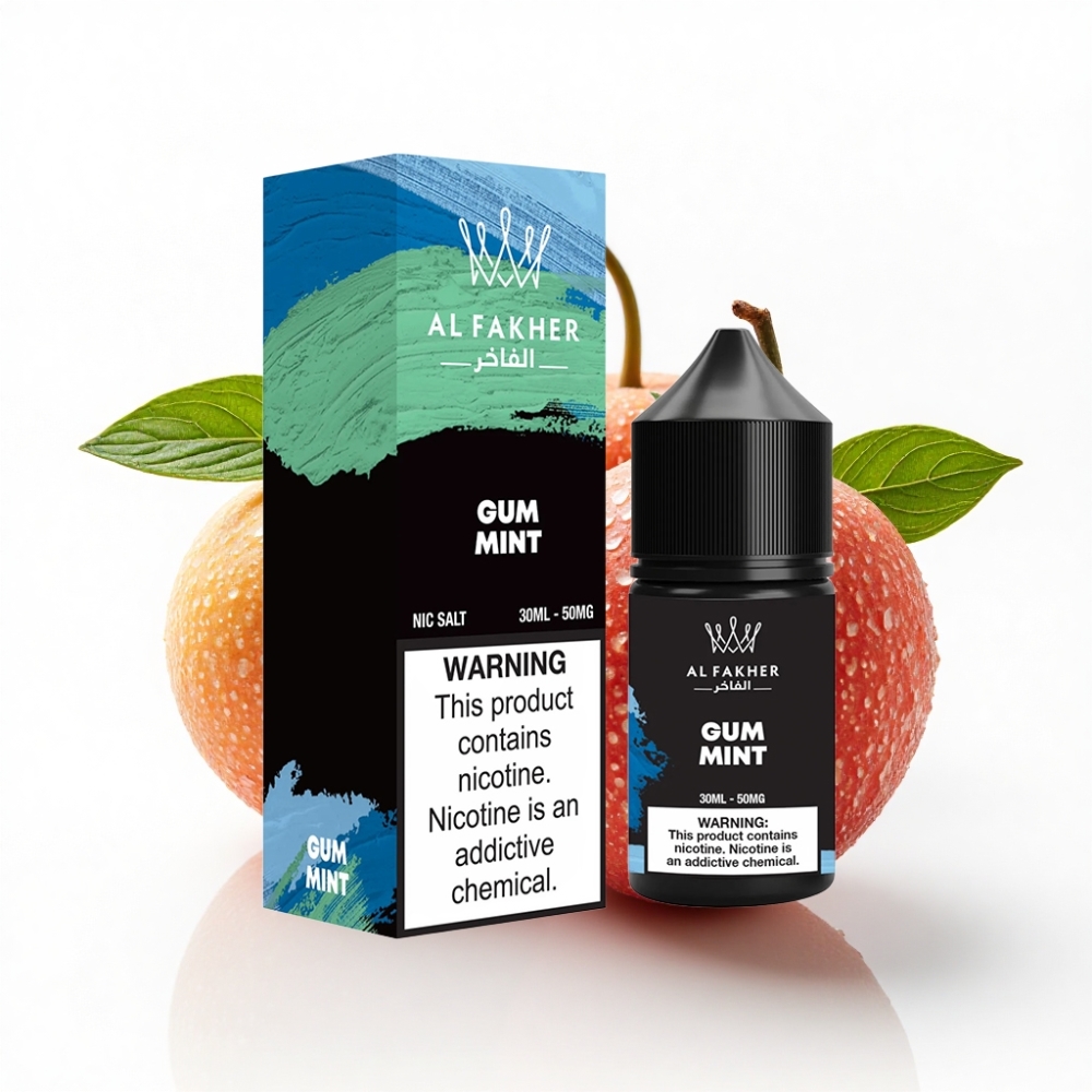 AL Fakher Nicotine Salt E-Liquid 30ml Sakız Naneli 50mg