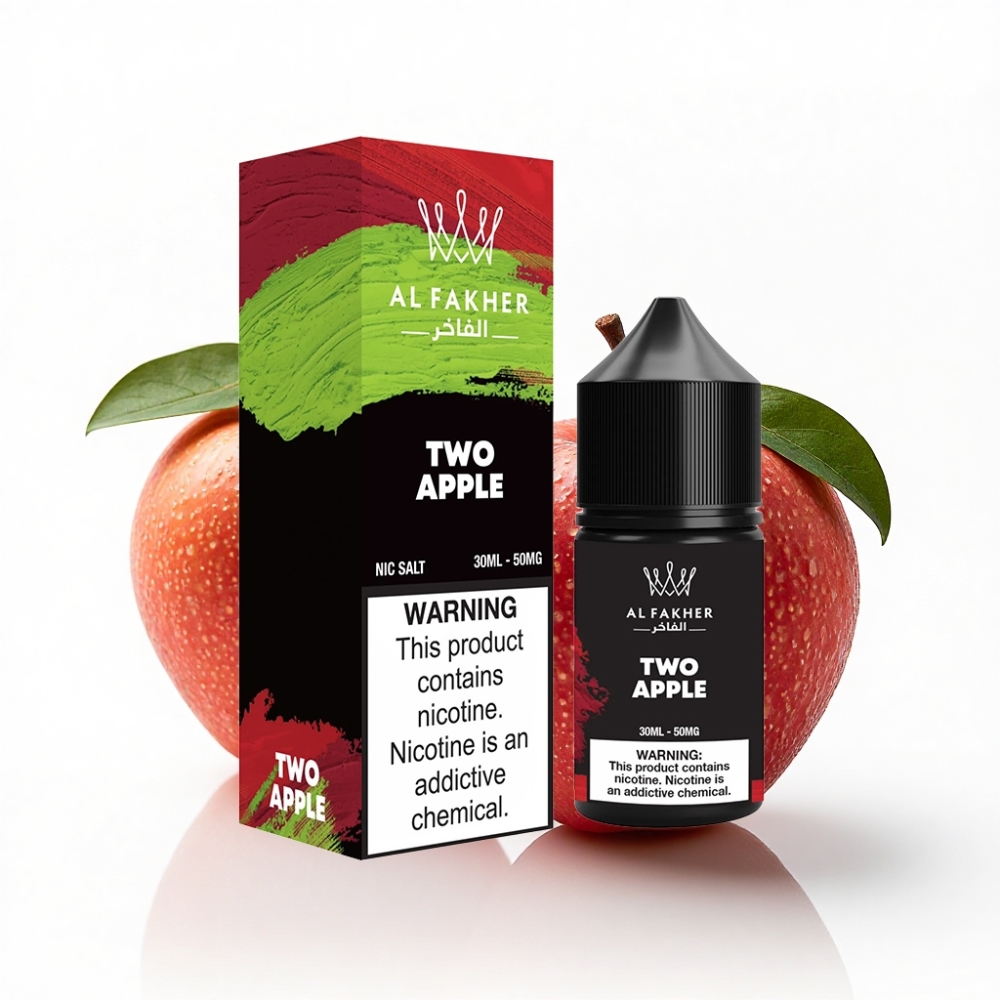 AL Fakher Nicotine Salt E-Liquid Pod İki Elma 50MG 30ml