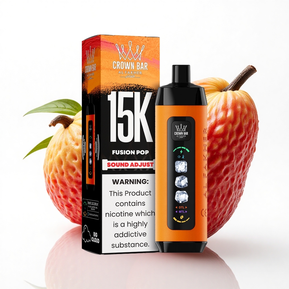 Al Fakher 15k Ice Adjust Clouds 15000 Puff 22ml E-Sıvı Mesh Coil Fusion Pop