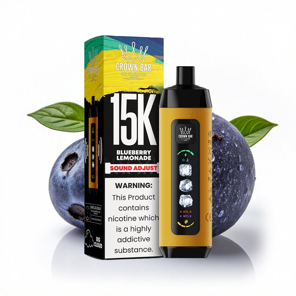 Al Fakher 15k Ice Adjust Clouds 15000 Puff 22ml Mavi Limon Aromalı