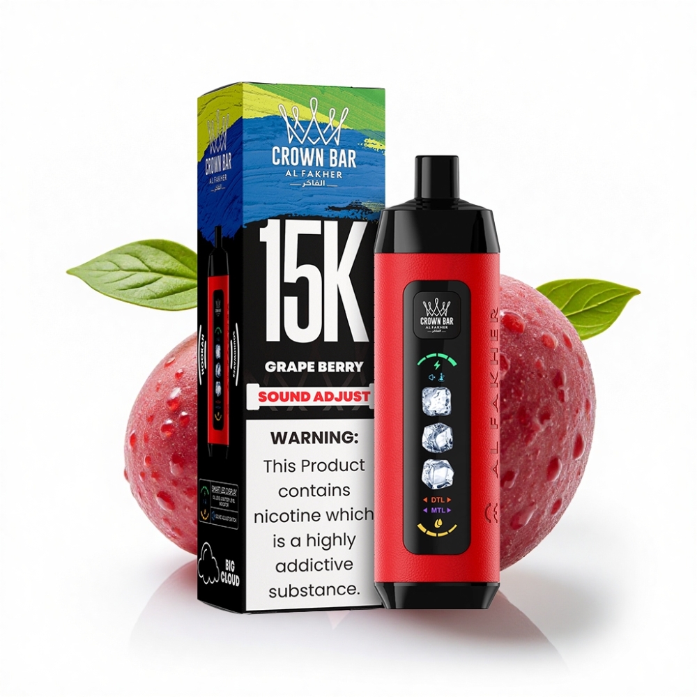 Al Fakher 15k Ice Adjust Clouds 15000 Puff 22ml Üzüm Berry Mesh Coil