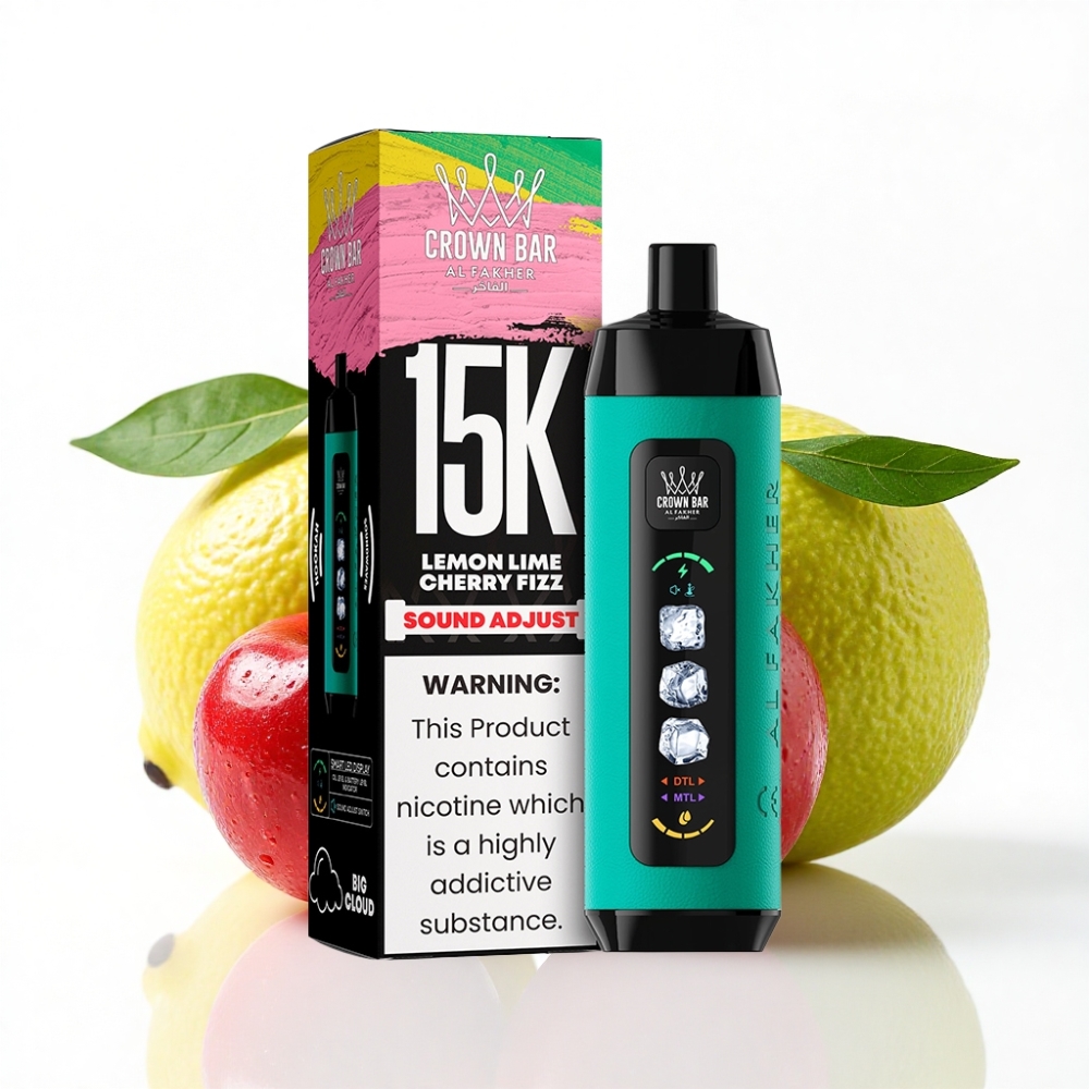 Al Fakher 15k Ice Adjust Clouds 15000 Puff 850mAh Limon Lime Kiraz Fizz