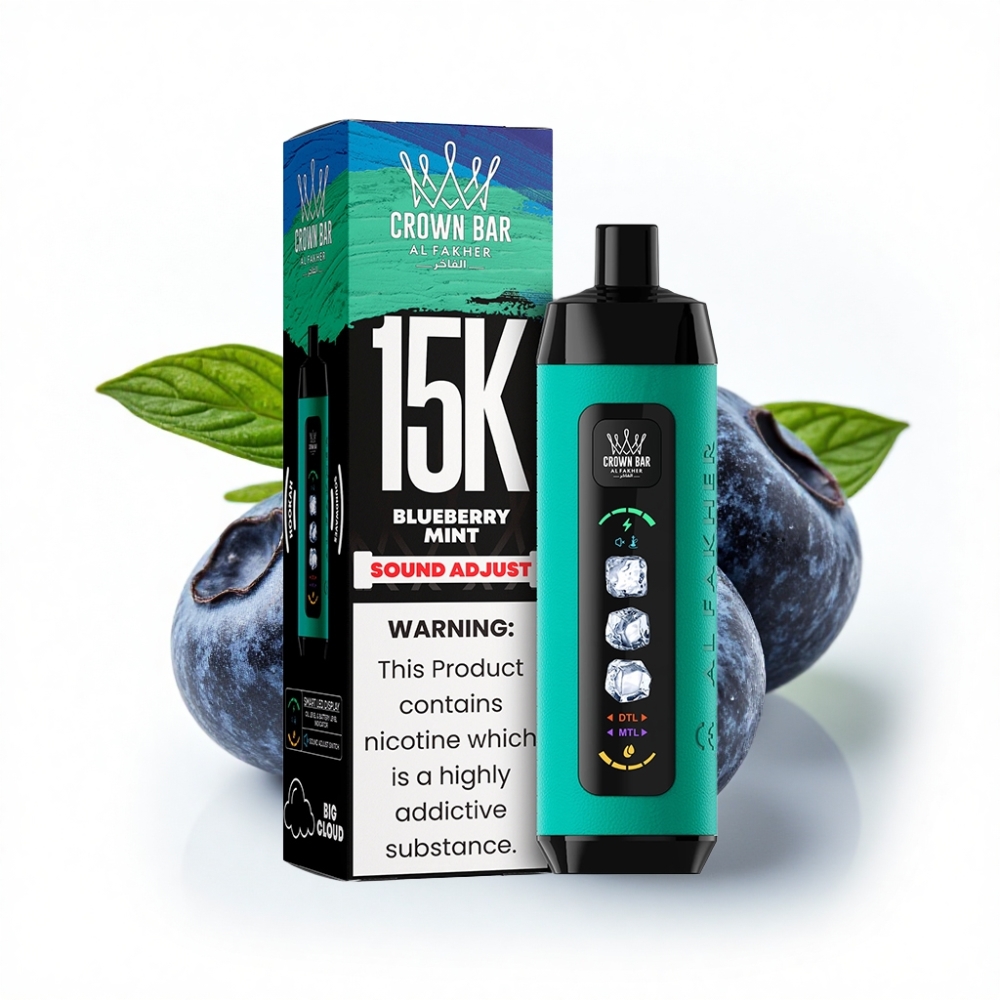 Al Fakher 15k Ice Adjust Clouds 15000 Puff 850mAh Mavi Nane Aromalı Disposable Device