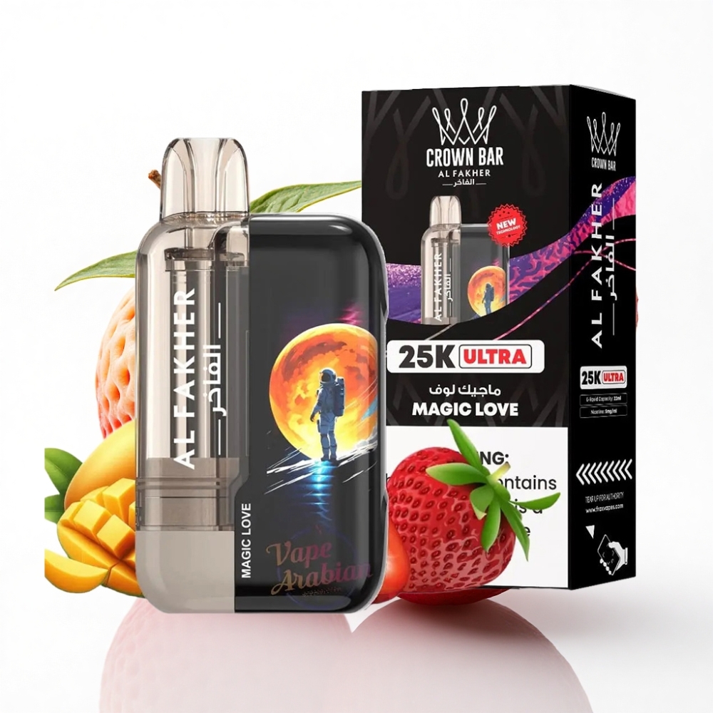 Al Fakher Crown Bar Ultra 25K LED Mesh Coil Büyülü Aşk