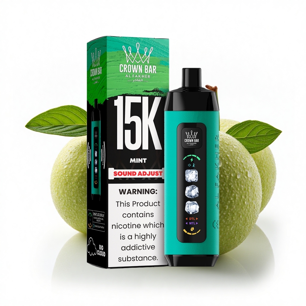 Al Fakher Ice Adjust 15k Puff 22ml Nane Mesh Coil Disposable