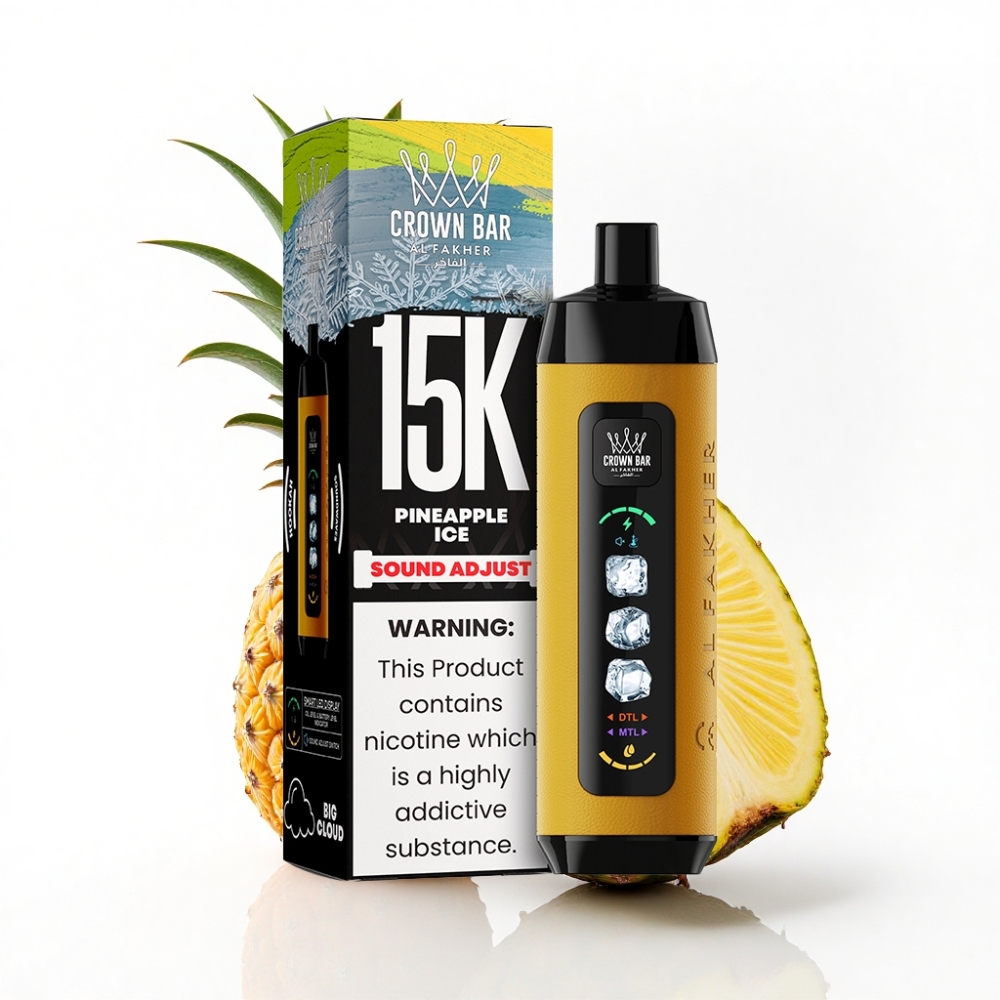 Al Fakher Ice Adjust Clouds 15k Puff 850mAh 22ml Ananas Buz