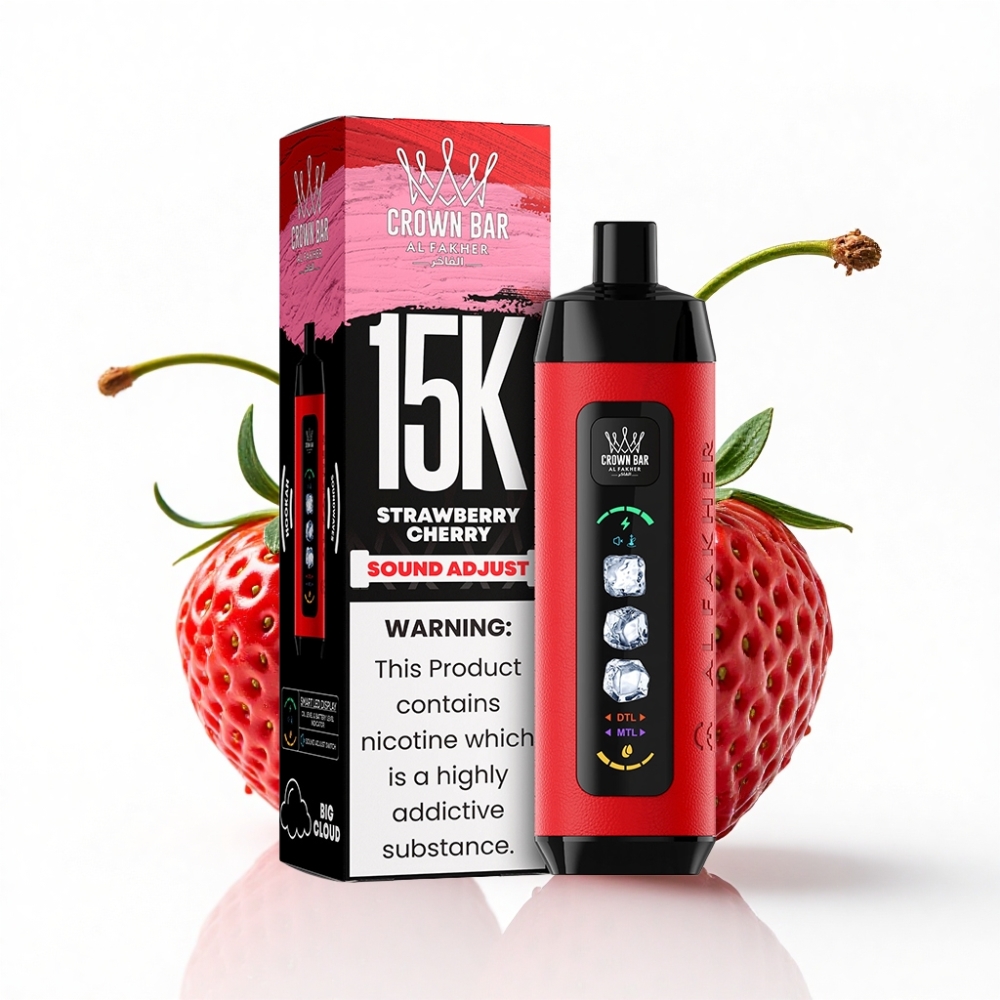 Al Fakher Ice Adjust Clouds 15k Puff 850mAh Çilek Kiraz
