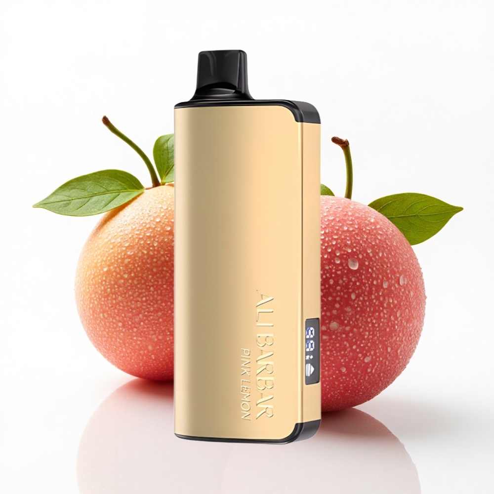 Alibarbar Ingot 9000 Puffs 22ml 2350mah Pembe Limon