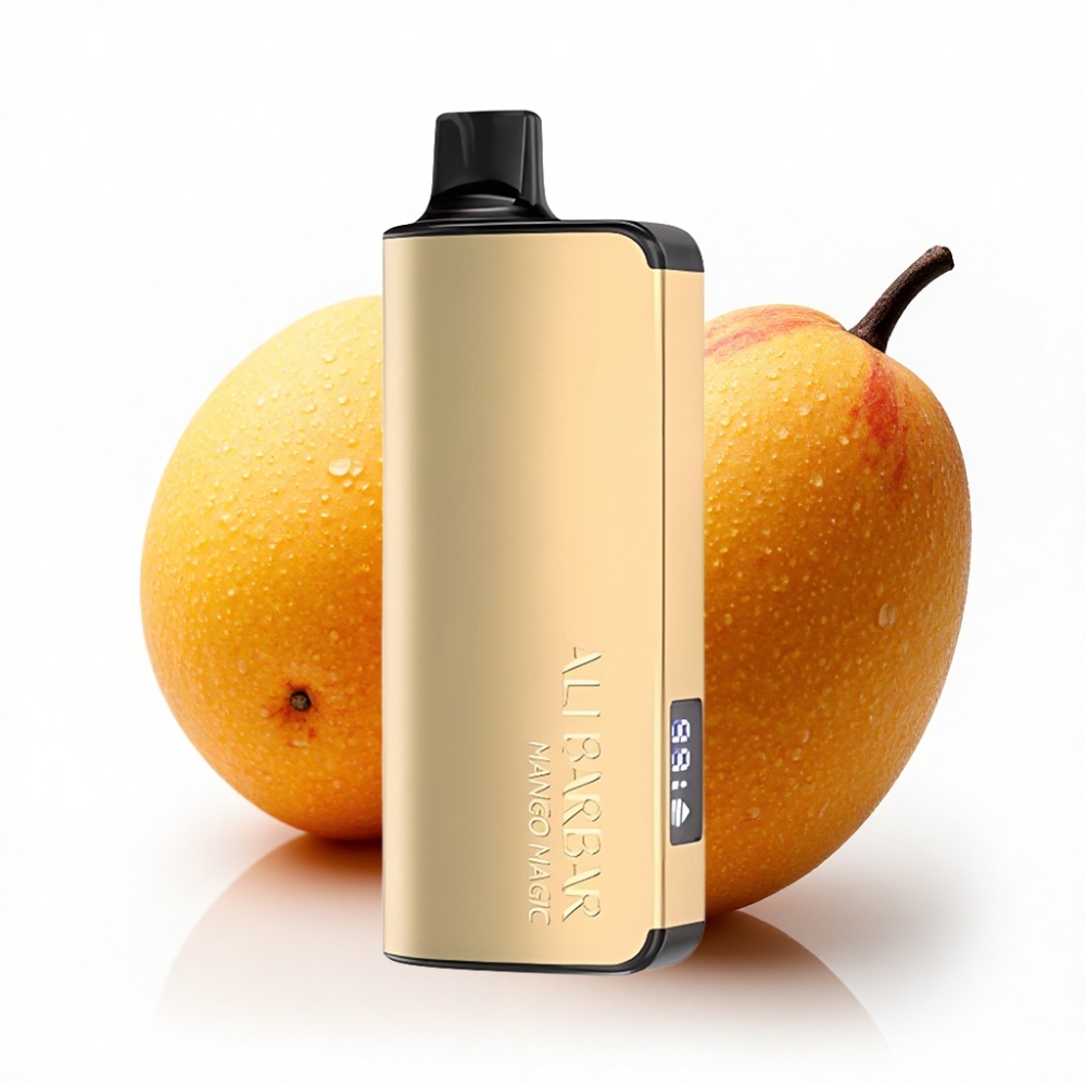 Alibarbar Ingot 9000 Puffs 22ml Mango Sihirli LED Ekran