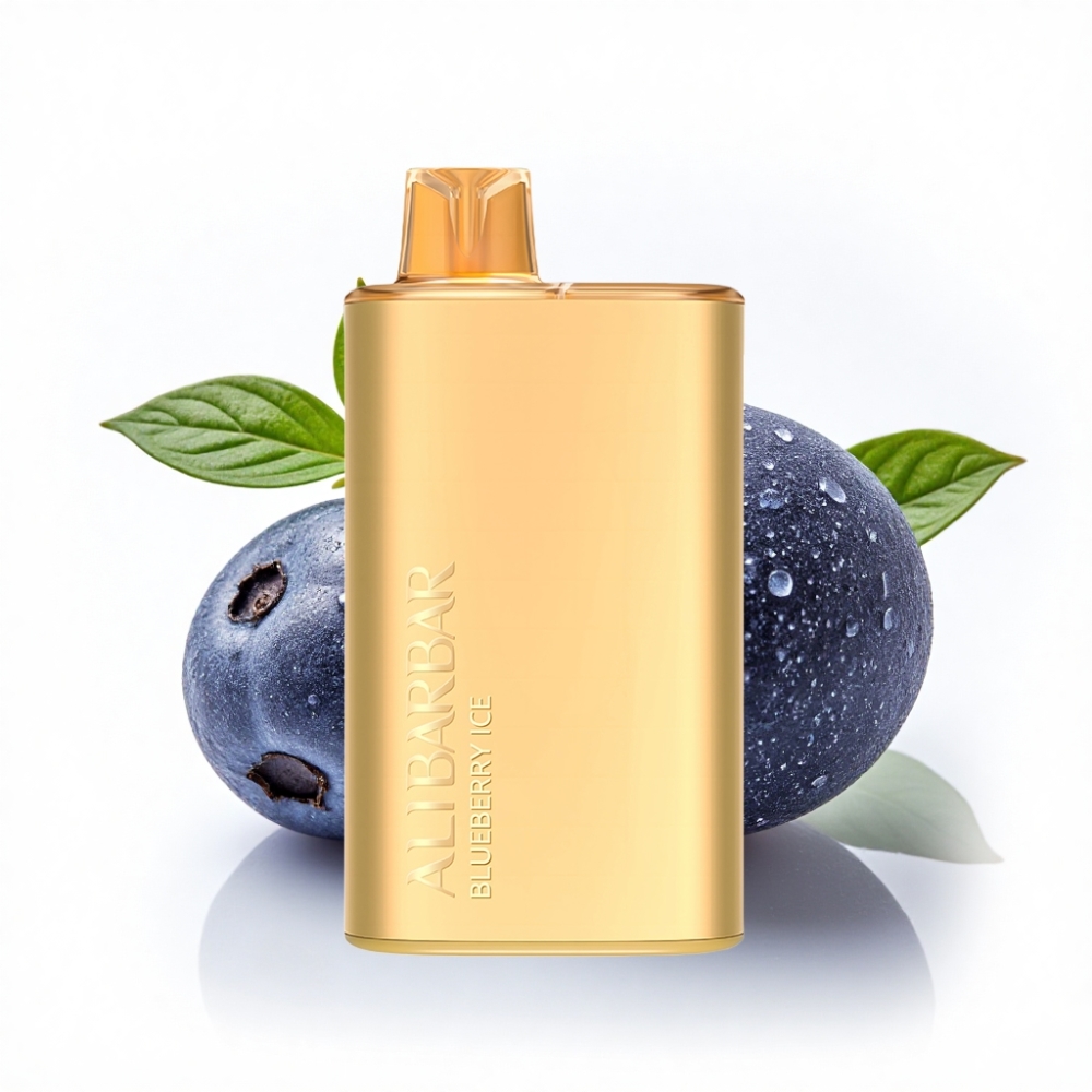 Alibarbar Rich 8000 Puff 20ml Mavi Böğürtlen Buz Disposable Vape