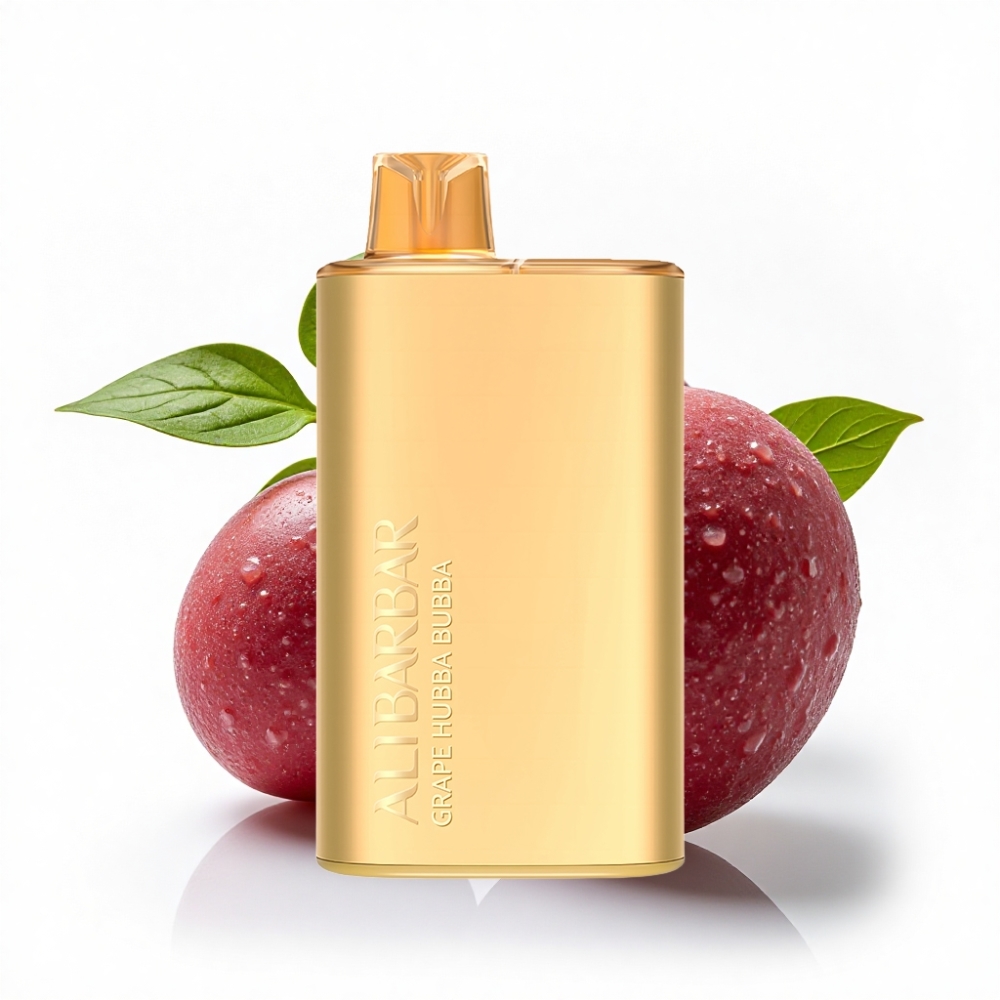 Alibarbar Rich 8000 Puffs 20ml Üzüm Hubba Bubba Disposable Vape