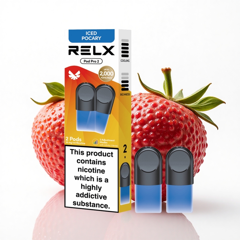 RELX Pod Pro 2 600 Puff 1.8% Nikotin 1.9ml Beverage-Buzlu Pocary