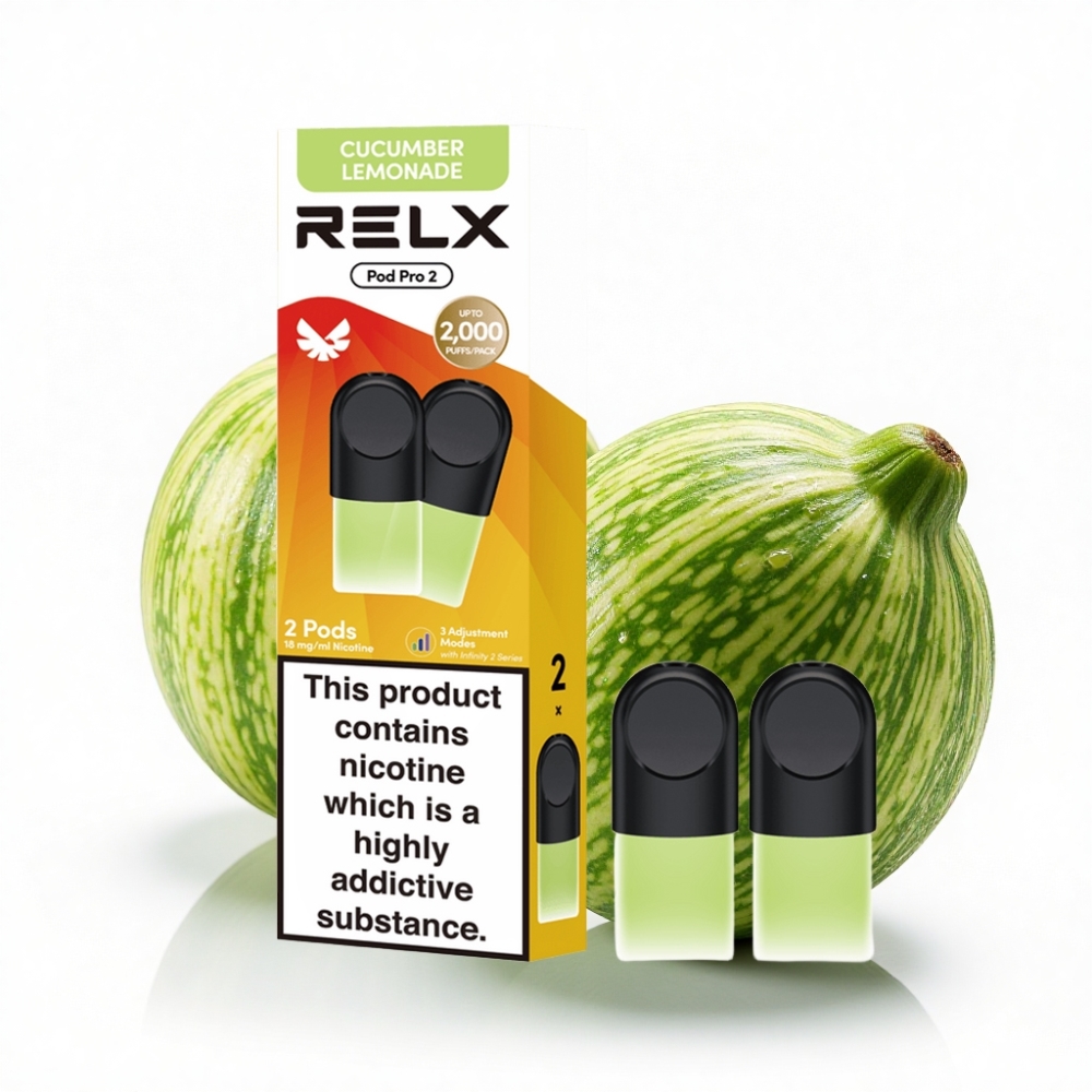 RELX Pod Pro 2 600 Puff 1.8% Nikotin 1.9ml İçecek-Salatalık Limonata