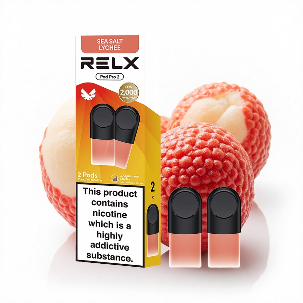 RELX Pod Pro 2 600 Puff 1.8% Nikotin Deniz Tuzlu Liçi Aromalı Pod