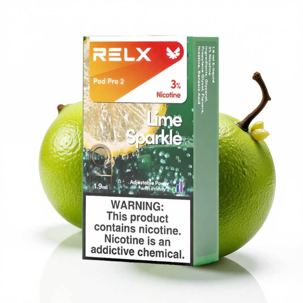 RELX Pod Pro 2 600 Puff 1.9ml 3% Nikotin Limon Parlatma