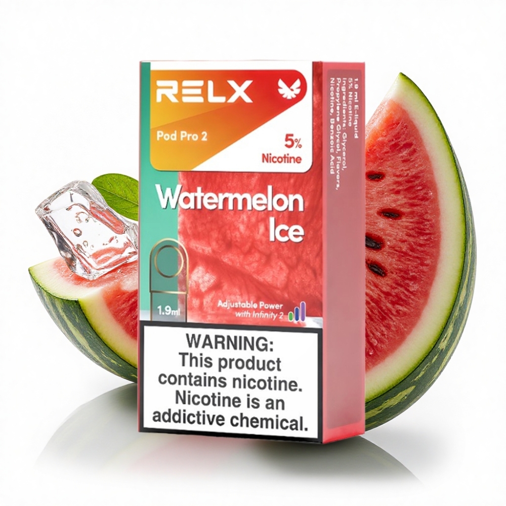 RELX Pod Pro 2 600 Puff 5% Nikotin 1.9ml Karpuz Buz