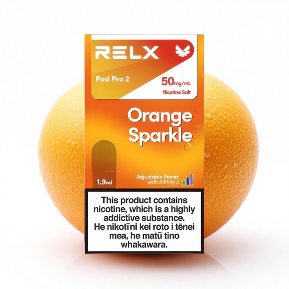 RELX Pod Pro 2 600 Puff 5% Nikotin 1.9ml Portakal Pırıltı