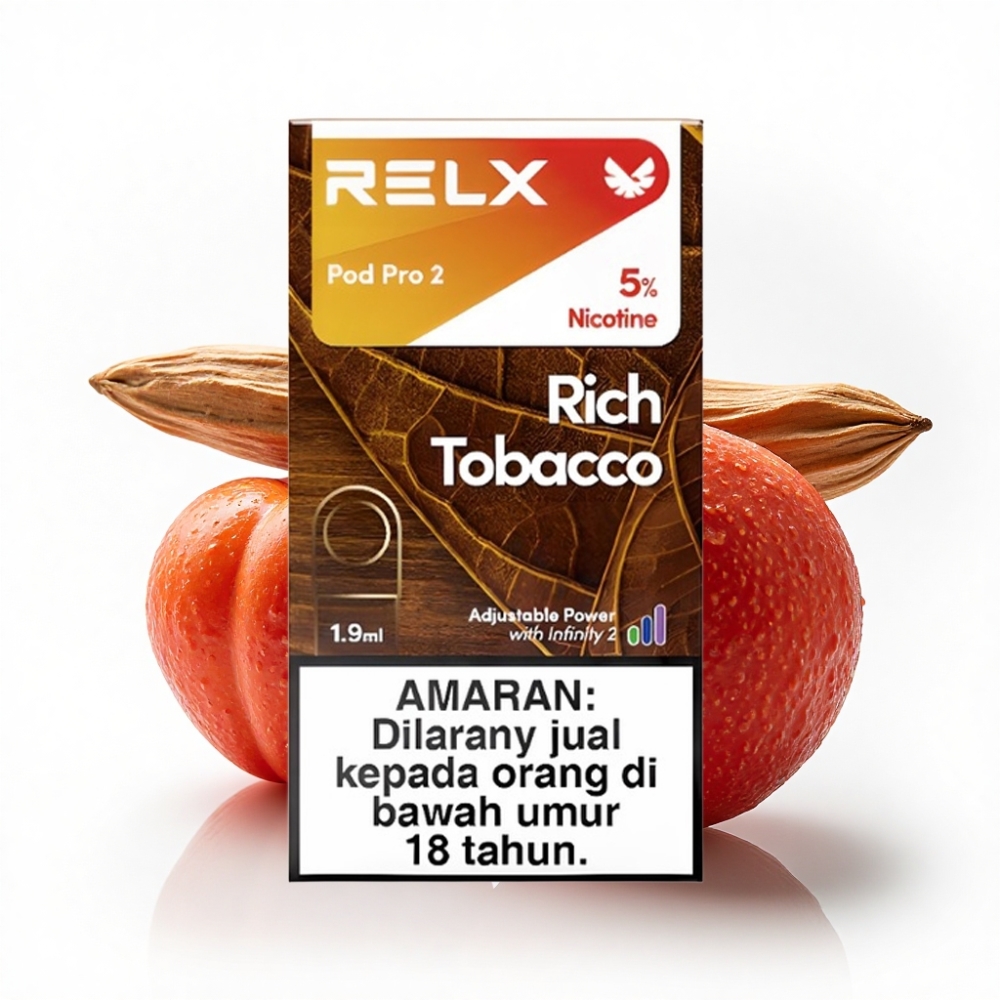 RELX Pod Pro 2 600 Puff 5% Nikotin 1.9ml Zengin Tütün