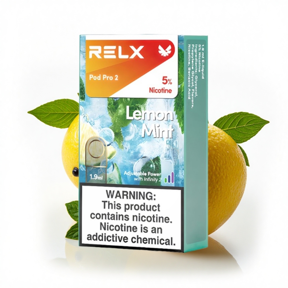 RELX Pod Pro 2 600 Puff 5% Nikotin Limon Nane Aromalı 1.9ml