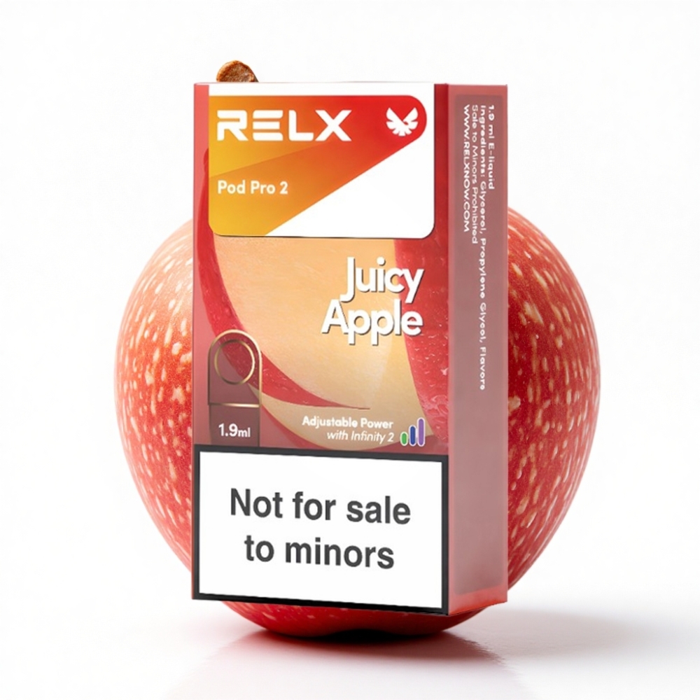 Turkey bulk wholesale RELX Pod Pro 2 600 Puff 0% Nikotin 1.9ml Sulu Elma