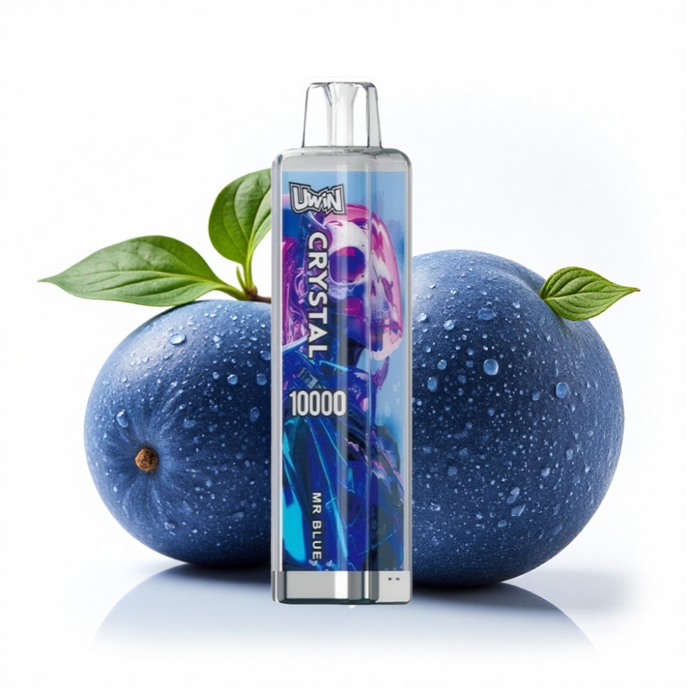 Turkey bulk wholesale UWIN Crystal 10000 Puf 18ml Bay Mr Mavi RGB Işık
