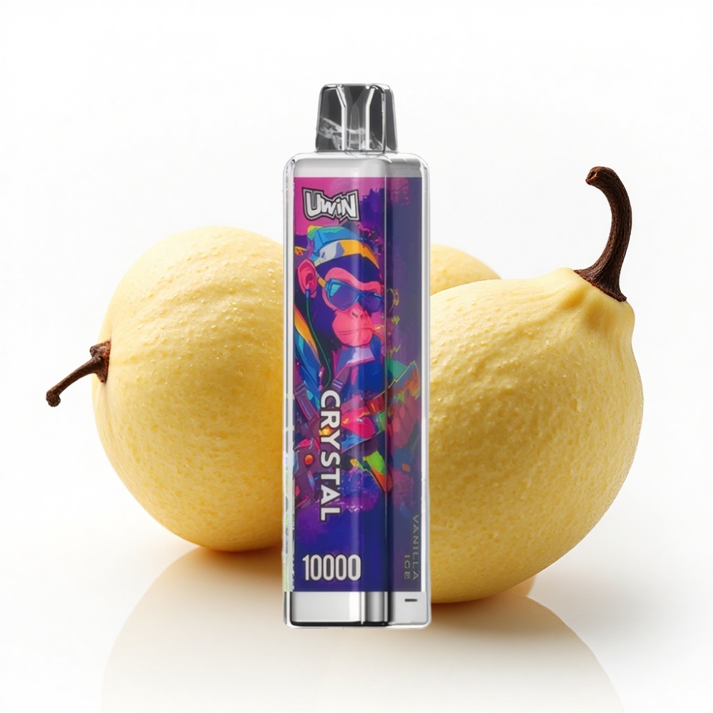 Turkey bulk wholesale UWIN Crystal 10000 Puff Vanilya Buz 18ml RGB Işık