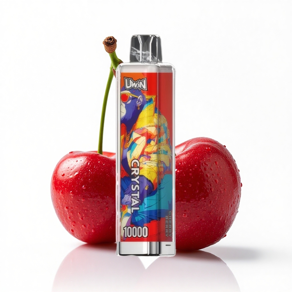 Turkey bulk wholesale UWIN Crystal 10000 Puffs 18ml Cherry Berry RGB
