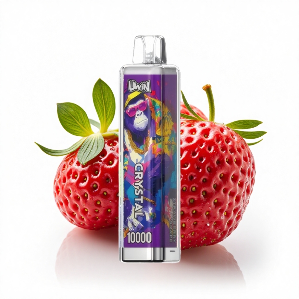 Turkey bulk wholesale UWIN Crystal 10000 Puffs 18ml Çilek Üzüm