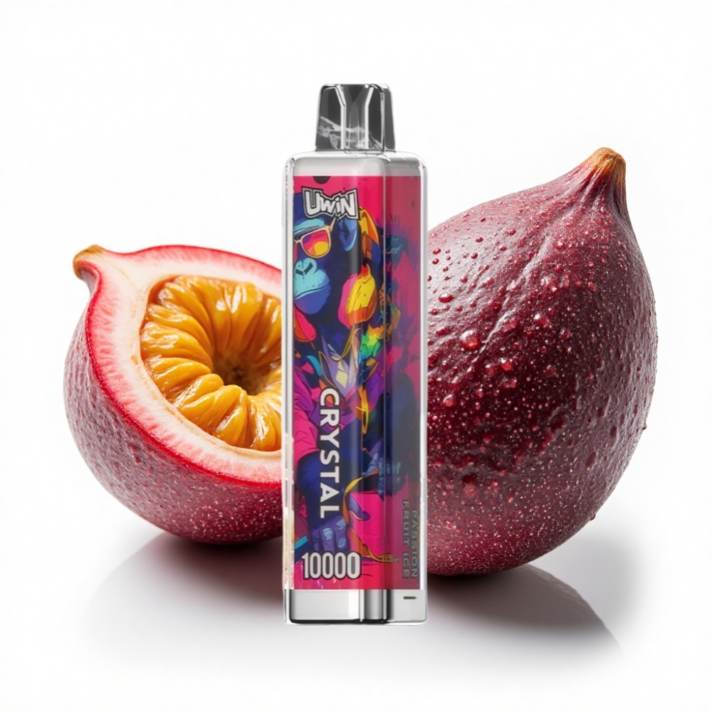 UWIN Crystal 10000 Puffs 18ml Passion Fruit Ice RGB