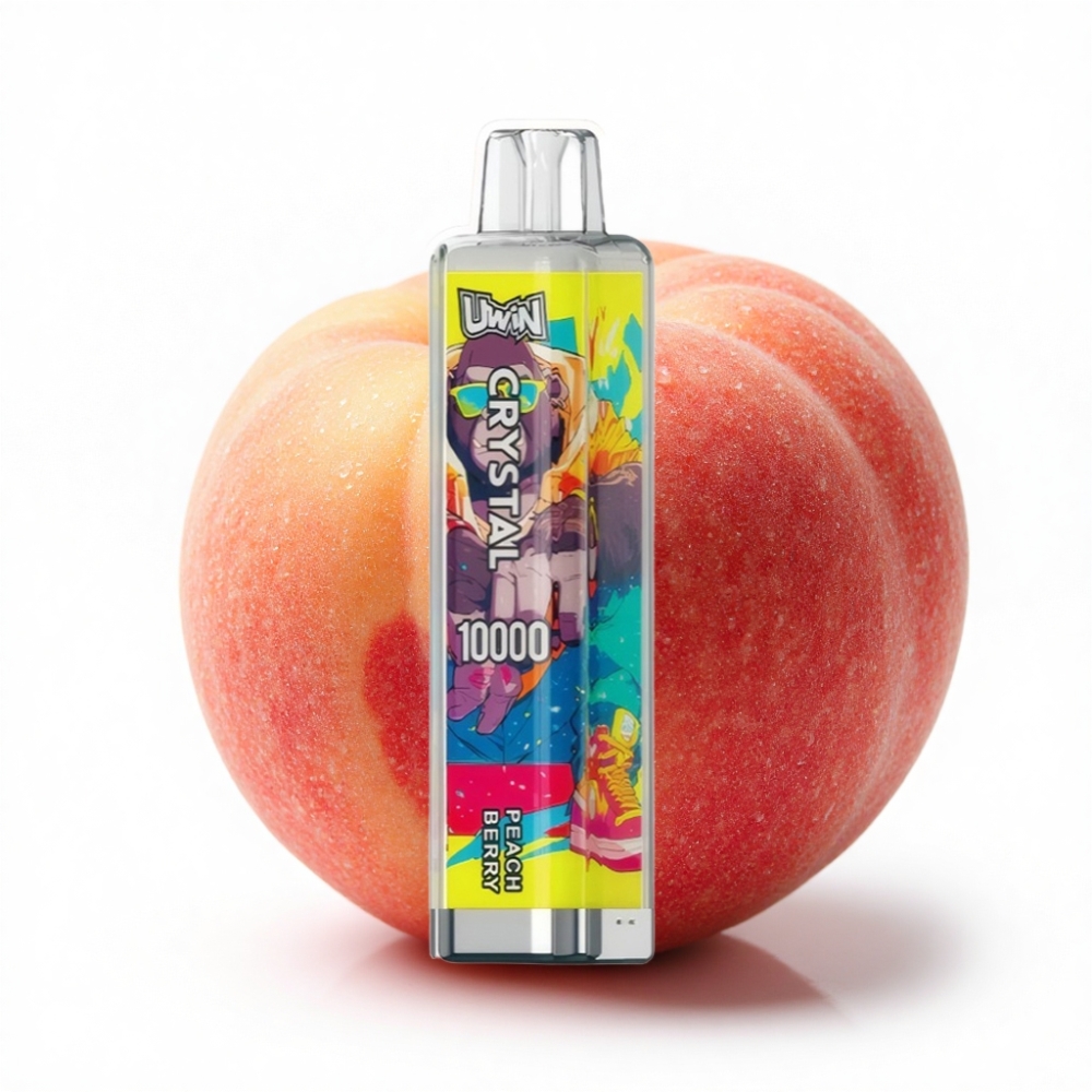 UWIN Crystal 10000 Puffs Şeftali Böğürtlen 18ml RGB