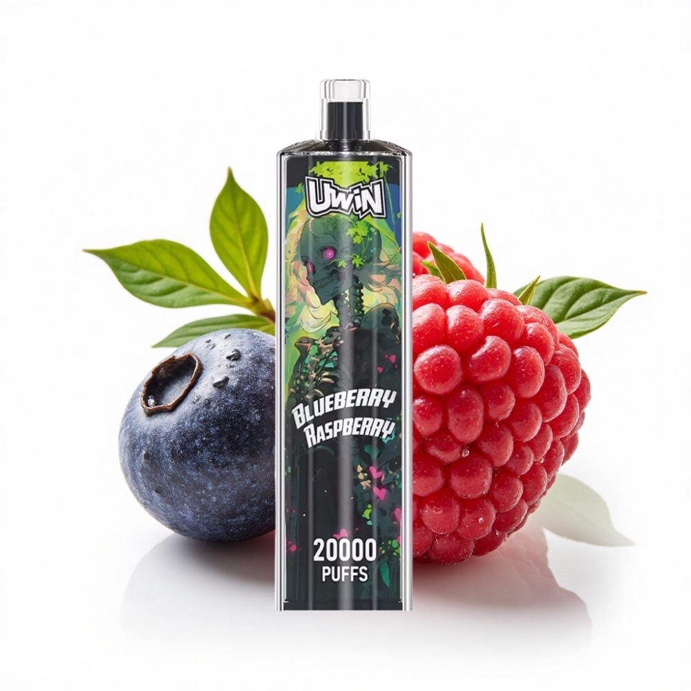 Uwin Shisha Hookah Crystal 20000 Puffs 22ml Mesh Coil Yabanmersini Ahududu