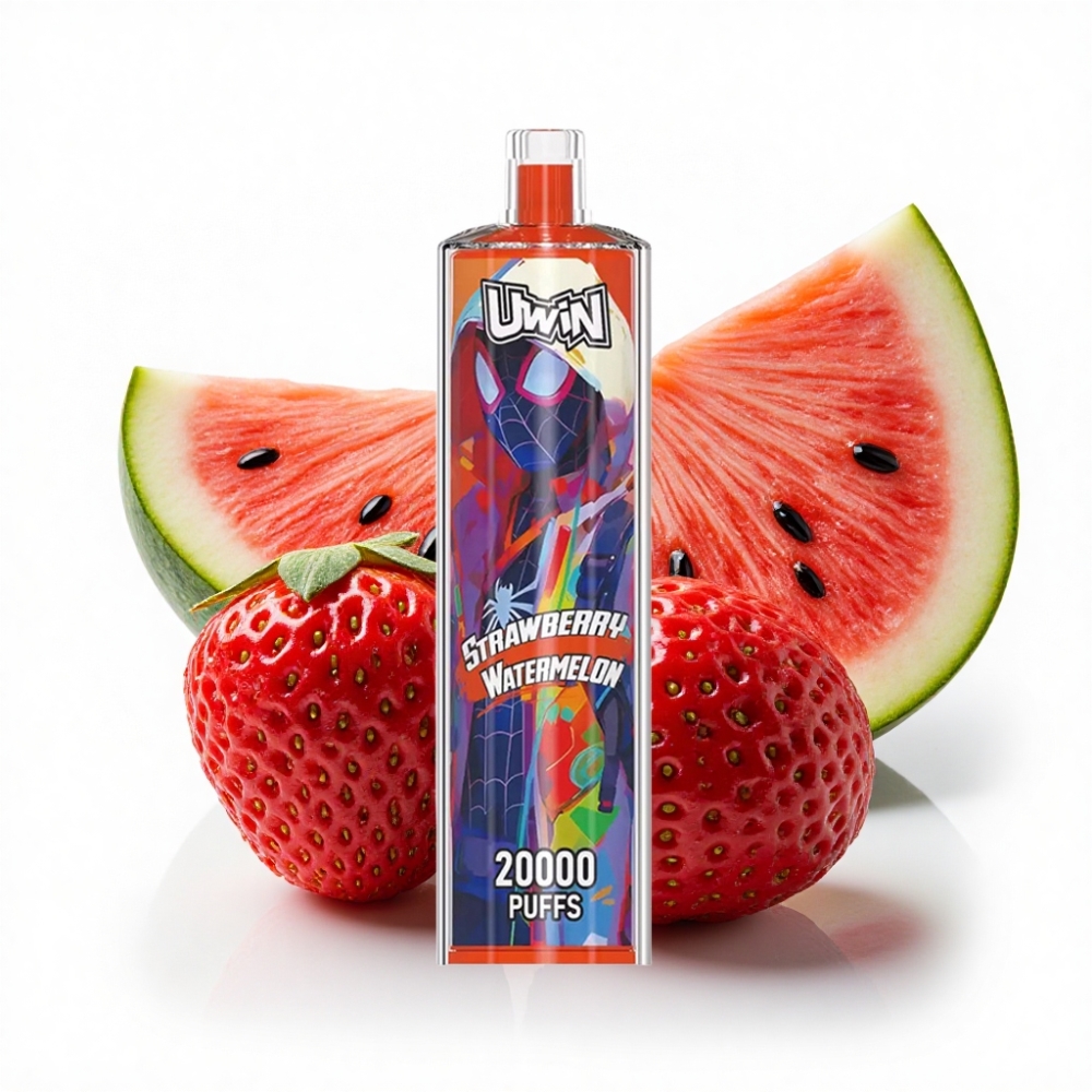 Uwin Shisha Hookah Crystal 20000 Puffs 22ml Çilek Karpuz