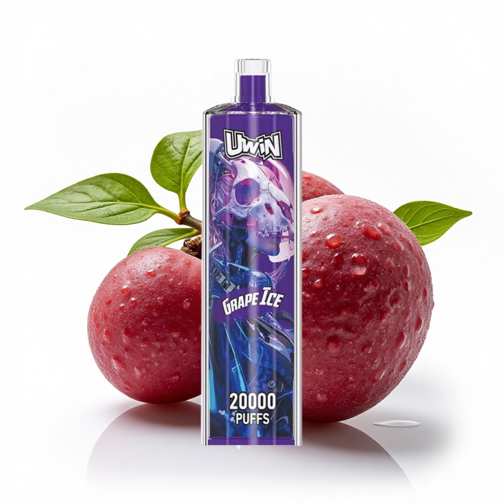 Uwin Shisha Hookah Crystal 20000 Puffs Grape Ice Mesh Coil Type-C