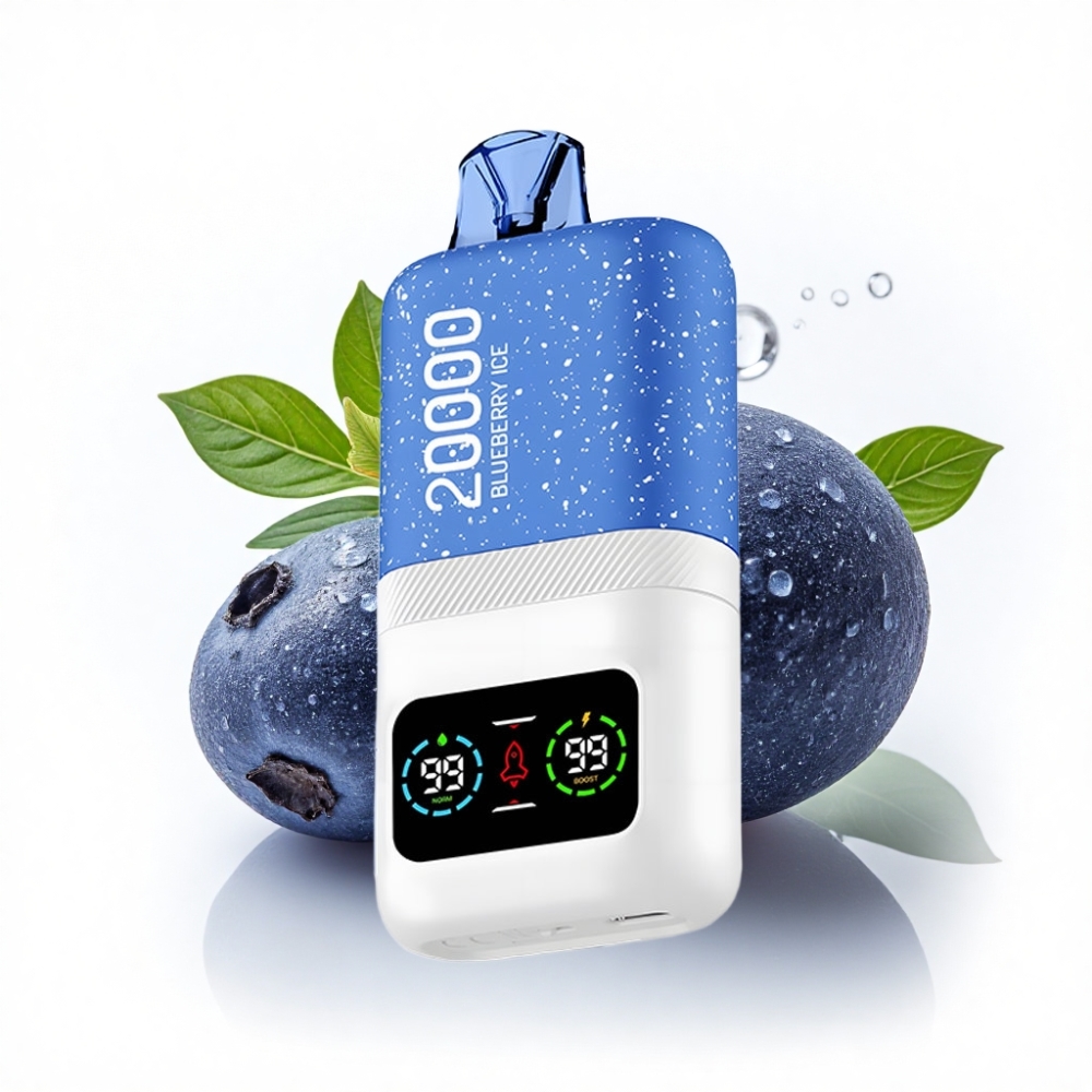 Aivono AIM MAGIC 20000 Puffs Dual Mesh Coils LCD Display Blueberry Ice
