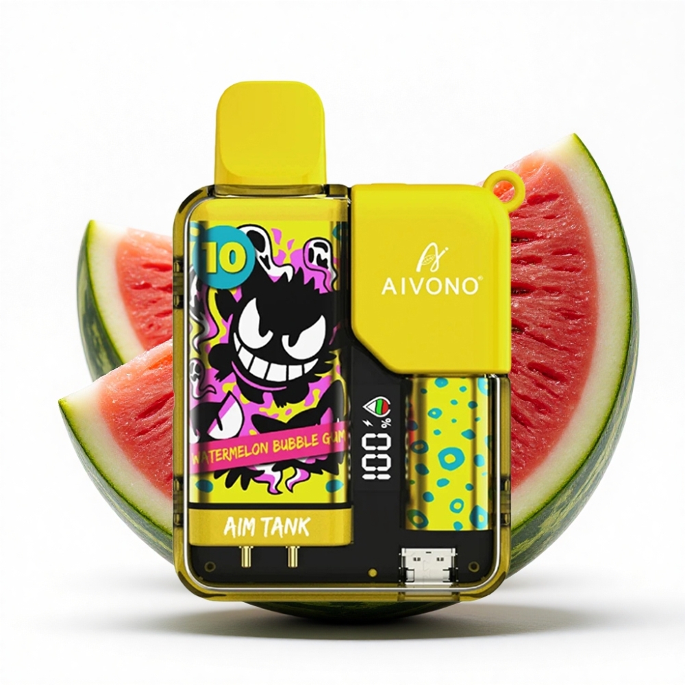 Aivono AIM-TANK 9500 Puff 18ml LCD Karpuzlu Sakız Aromalı