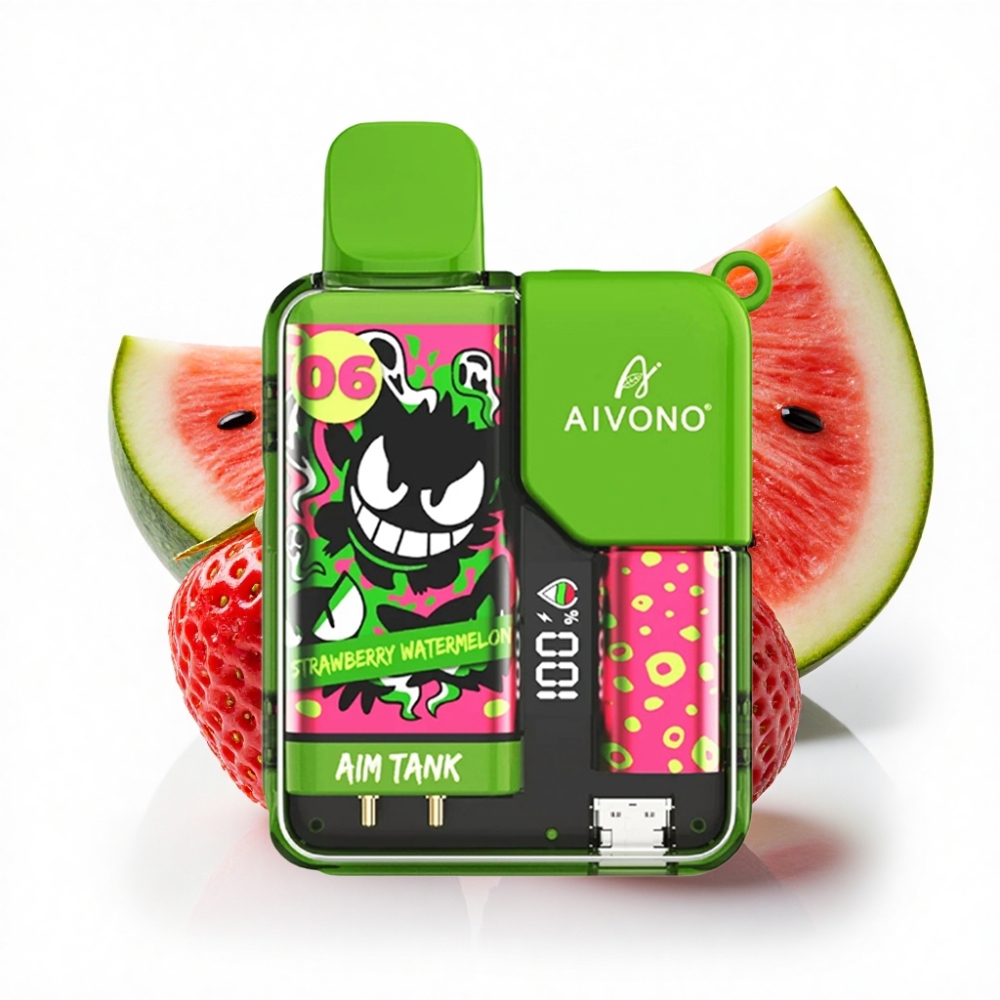 Aivono AIM-TANK 9500 Puff 18ml Çilek Karpuz LCD Display