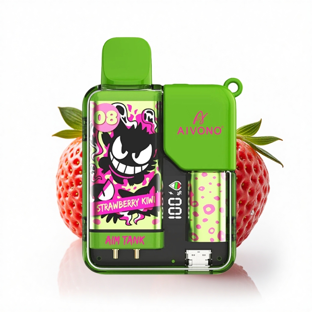 Aivono AIM-TANK 9500 Puff Çilek Liwi Aromalı 18ml LCD Ekran