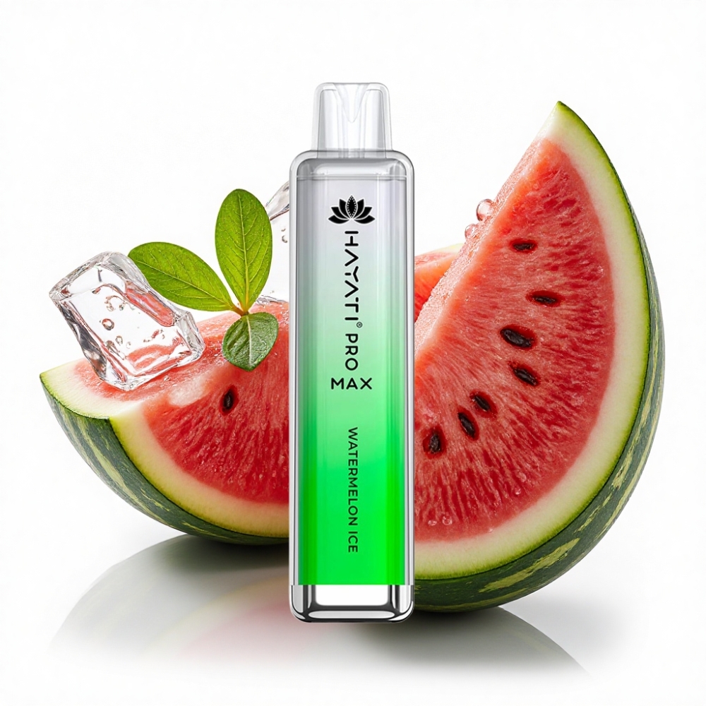Hayati Pro Max 4000 Puff Karpuz Buz Çift 1.1 Ohm Mesh Coil Disposable Vape