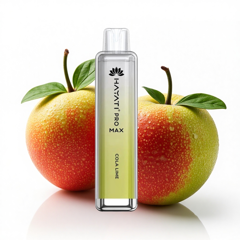 Hayati Pro Max 4000 Puff Kristal Görünüm Şarjlı Kola Lime Aromalı Disposable Vape