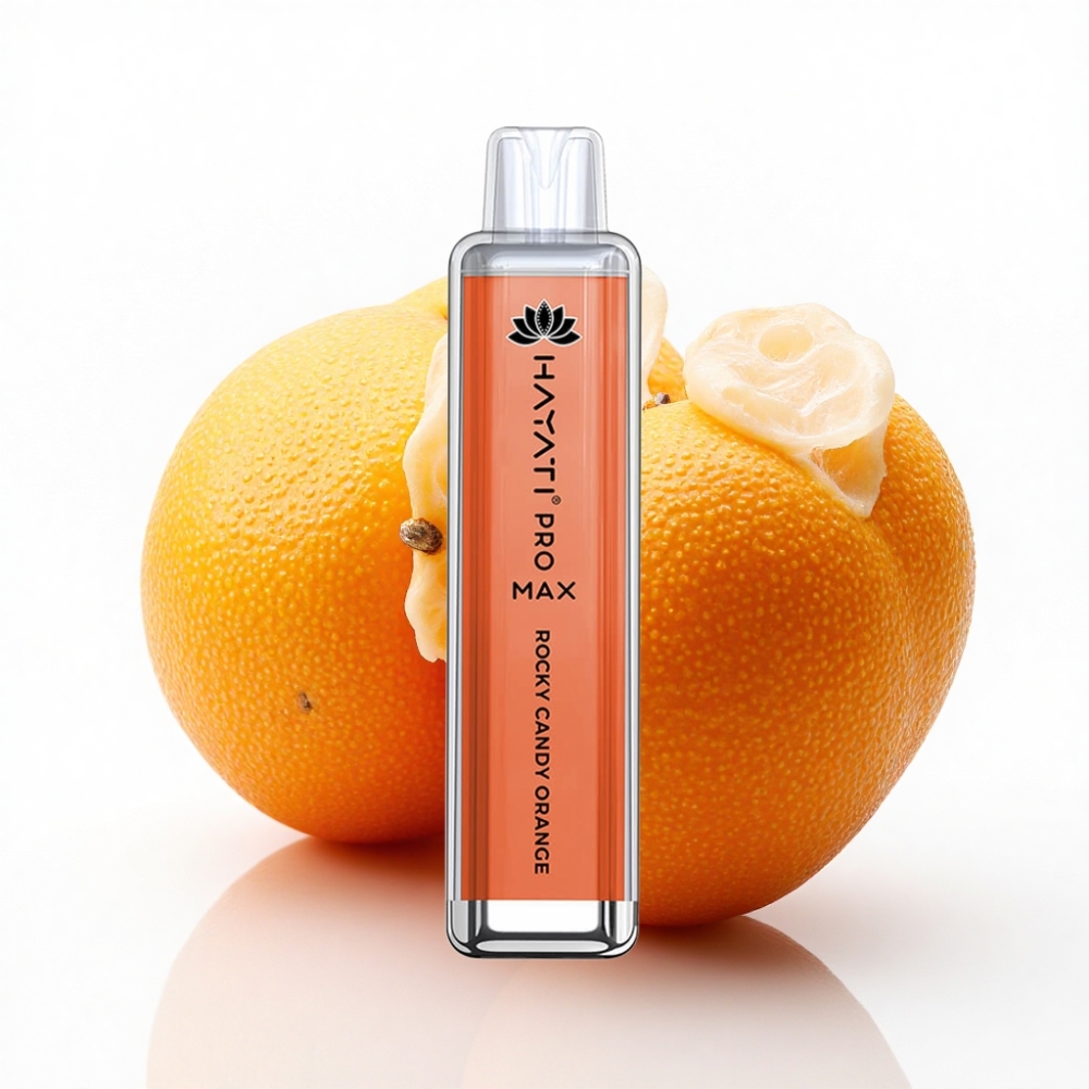 Hayati Pro Max 4000 Puff Kristal Şeffaf Portakal Aromalı Disposable Vape