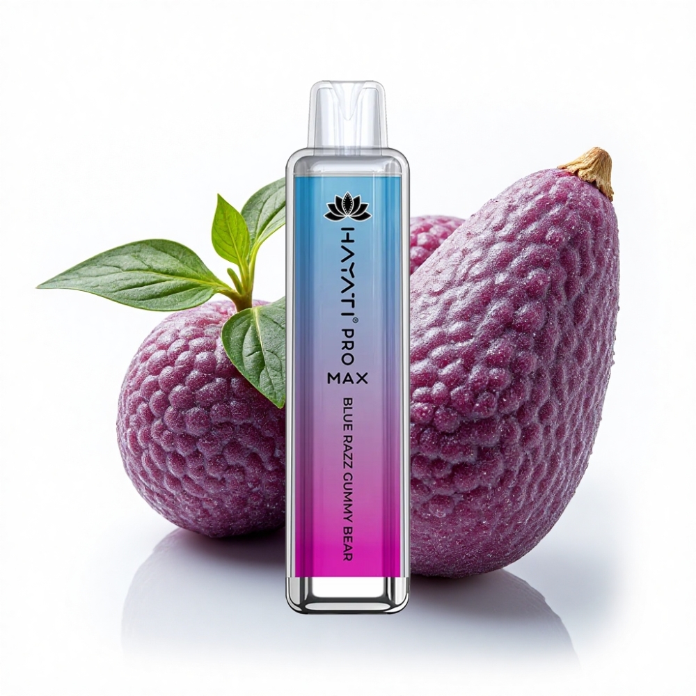 Hayati Pro Max 4000 Puff Şarj Edilebilir Kristal Mavi Ahududu Sakızı
