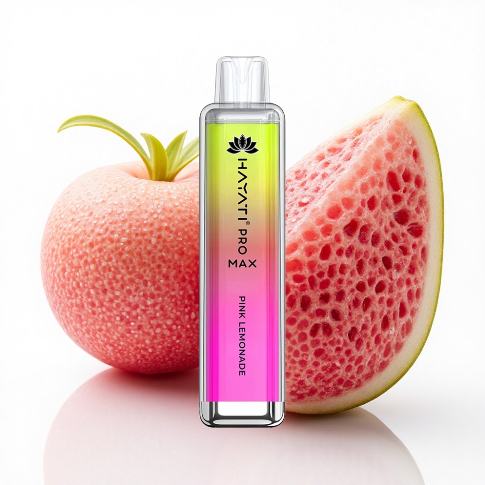 Hayati Pro Max 4000 Puff Şarj Edilebilir Pembe Limonata LED Aydınlatmalı Disposable Vape
