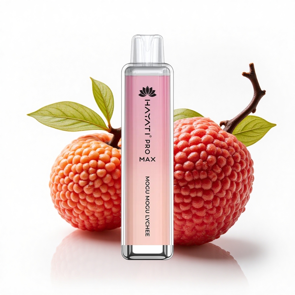 Hayati Pro Max 4000 Puff Çift 1.1 Ohm Mesh Coil Şeffaf Mogu Mogu Liçi