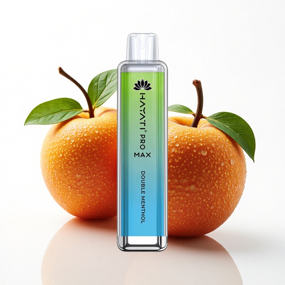 Hayati Pro Max 4000 Puff Çift Mentol Şarj Edilebilir LED Aydınlatmalı Disposable Vape