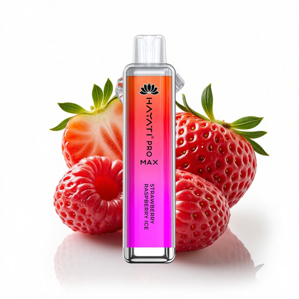 Hayati Pro Max 4000 Puff Çilek Ahududu Buz Disposable Vape 1400mAh