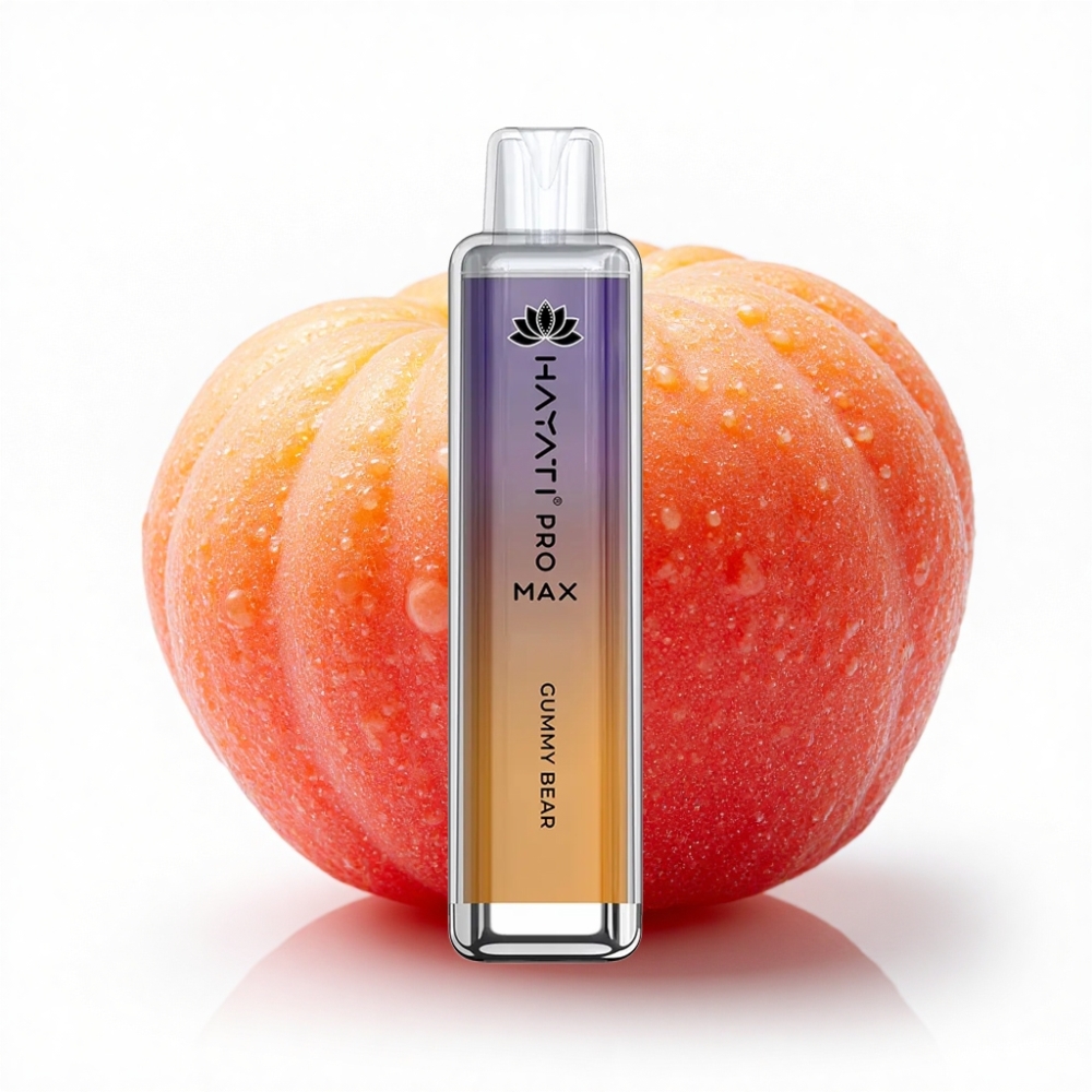 Hayati Pro Max 4000 Puff Çizgili Ayı Aromalı Şarj Edilebilir LED Işıklı